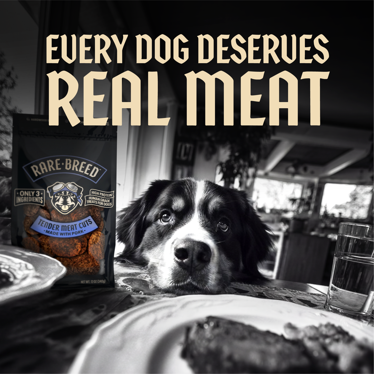 1oz Pork Tender Meat Cuts - Sold as a 12ct Case