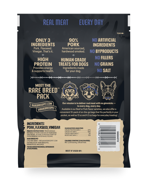 12oz Pork Tender Meat Cuts - Sold as a 4ct Case