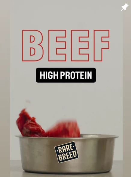 Rare Breed beef high protein treats
