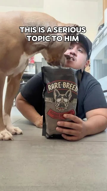 Donatello with Rare Breed treats